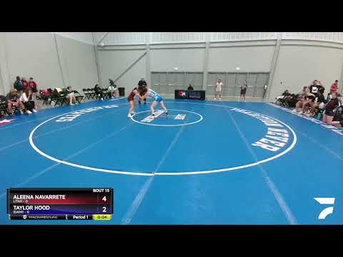 117 Lbs Placement Matches (8 Team) - Aleena Navarrete, Utah Vs Taylor Hood, Idaho 1d6b
