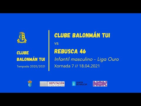 Balonman Tui VS Rebusca 46. Infantil Masculino. Liga Oro. Jornada 7. 18/04/2021