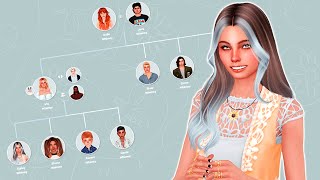 Making My FIRST Custom Sims Family Tree 😍 NEW Sims Family Tree App | TheSimsTree Review | The Sims 4