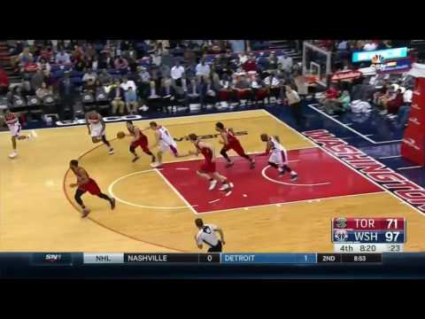 Toronto Raptors Powell alley-oop to Patterson