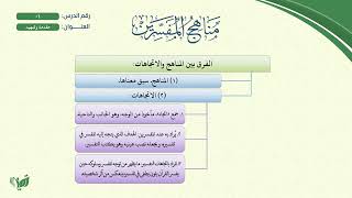 صورة (مكتمل) مناهج المفسرين | مشجر مرتب
