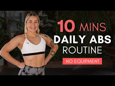 10 MIN DAILY ABS WORKOUT - At Home Total Core Routine (intermediate)