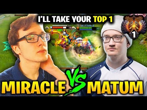 Miracle vs Matumbaman - He Will Takedown Any one to Get Top 1 - Even his Teammate