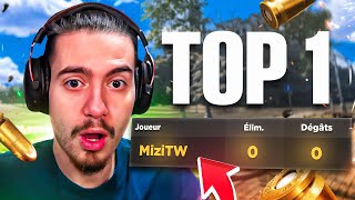 TOP 1, 0 KILLS, 0 DÉGÂTS