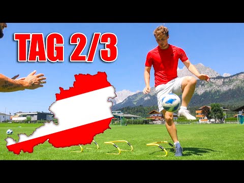 FUSSBALL TRAININGSLAGER PROFI BEDINGUNGEN in ÖSTERREICH TAG 2
