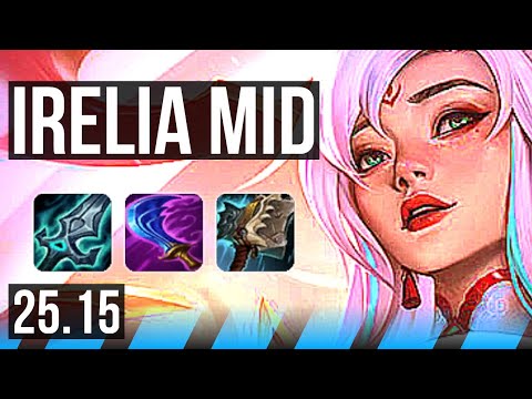 IRELIA vs AKALI (MID) | 16/2/4, Legendary | NA Master | 25.15