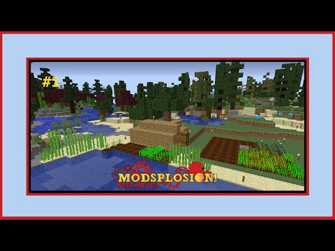 BeachBlock : SMP Minecraft : Modsplosion #1 : And We're Off!!