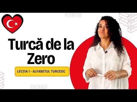 Lecția 1 | Limba Turcă Pentru Începători | Alfabetul Turcesc