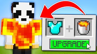 Minecraft Manhunt, But You Can Upgrade Items...
