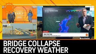 Francis Scott Key Bridge Collapse Recovery Weather