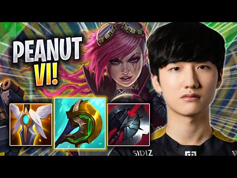 PEANUT DOMINATING WITH VI! - GEN Peanut Plays Vi JUNGLE vs Gragas! | Season 2023