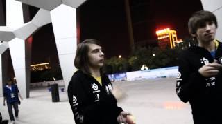 Na`Vi before 3rd game versus LGD @ WCA 2014