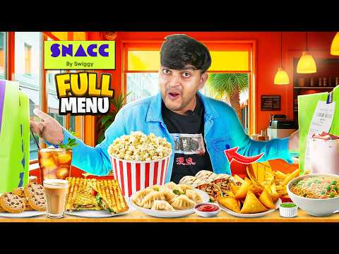 Trying Full Menu of Swiggy Snacc