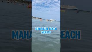 Mahahual Beach Day #travel #mexico #cruiseship #shorts #beach