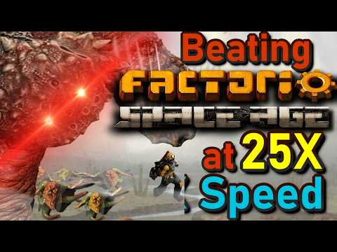 Beating Factorio Space Age at 25 Times Speed (Part 2)