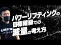 パワーリフティングの目標階級での減量の考え方【SBDアスリート】渋谷優輝