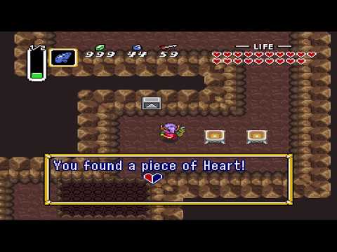 Death Mountain light world piece of heart location - Zelda: A Link to the Past