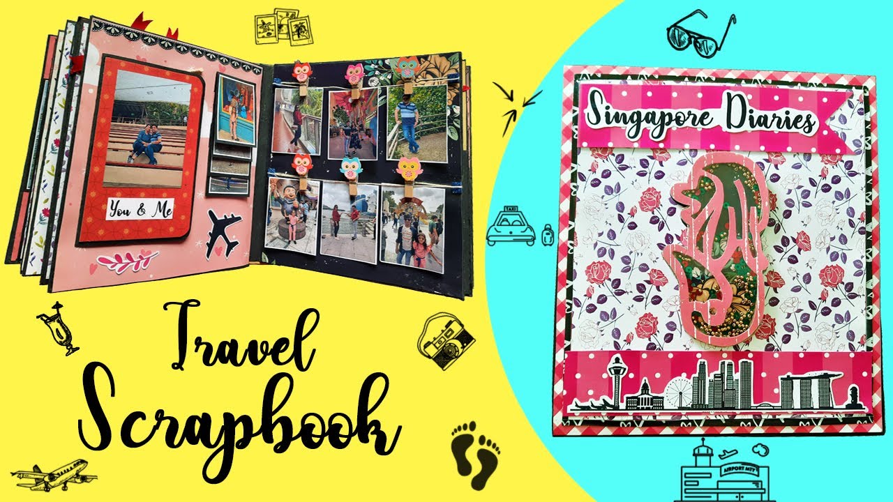 Scrapbook Ideas | Travel Scrapbook | DIY Travel Journal