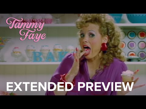 Thumbnail of the video: THE EYES OF TAMMY FAYE | Extended Preview | Searchlight Pictures