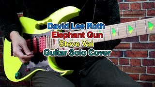 David Lee Roth Elephant Gun Steve Vai Guitar Solo Cover