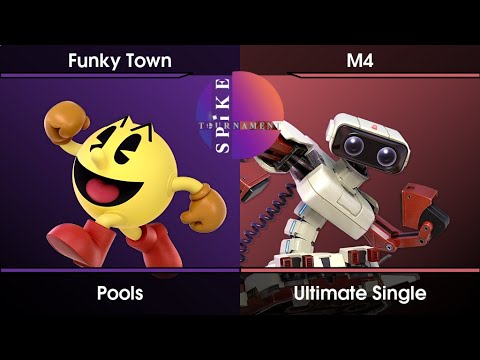 Spike Avril Pools - Funky Town (Pac-Man) Vs. M4 (R.O.B.) SSBU Ultimate Tournament