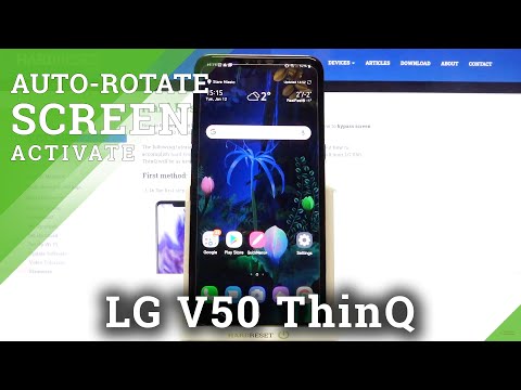 How to Use Auto-Rotate Screen on LG V50 ThinQ – Rotate Screen Automatically