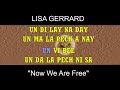 Lisa Gerrard   Now We Are Free ( Karaoke )
