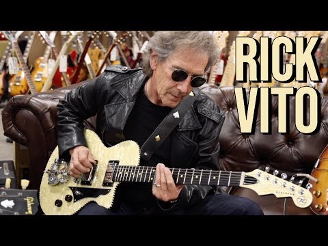 Rick Vito with the guys at Norman's Rare Guitars!!!