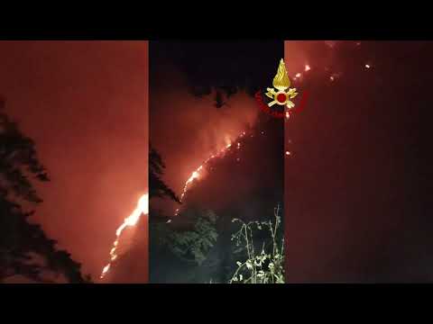 Incendio in località La Colla - Vicchio