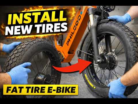 How to Install Fat Tires on a Fat Tire Electric Bike (Step-by-Step) | Philodo Falcon