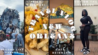 TRAVEL VLOG NEW ORLEANS | ALTERCATION W/ MY NEIGHBOR | SLURP & SWALLOW | 1ST BOURBON ST. EXPERIENCE