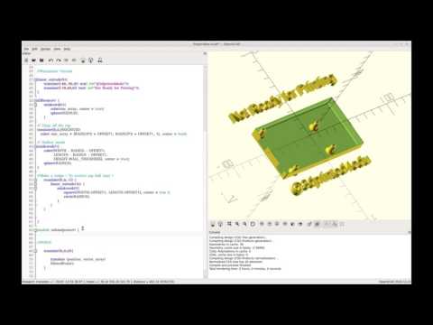 Basic Project Box - Part 4 - Openings by mathcodeprint - Thingiverse