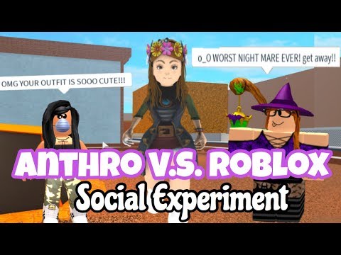 Download 4 Outfits 4 Different Reactions Roblox Social Experiment - download anthro v s roblox social experiment