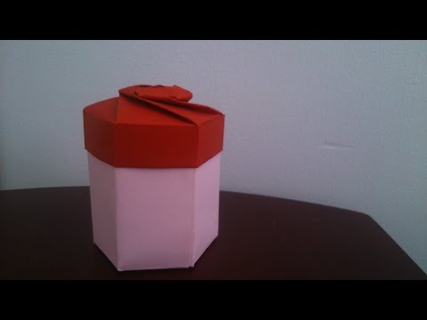 Hexagon Gift Box Origami - Tutorial - part 02