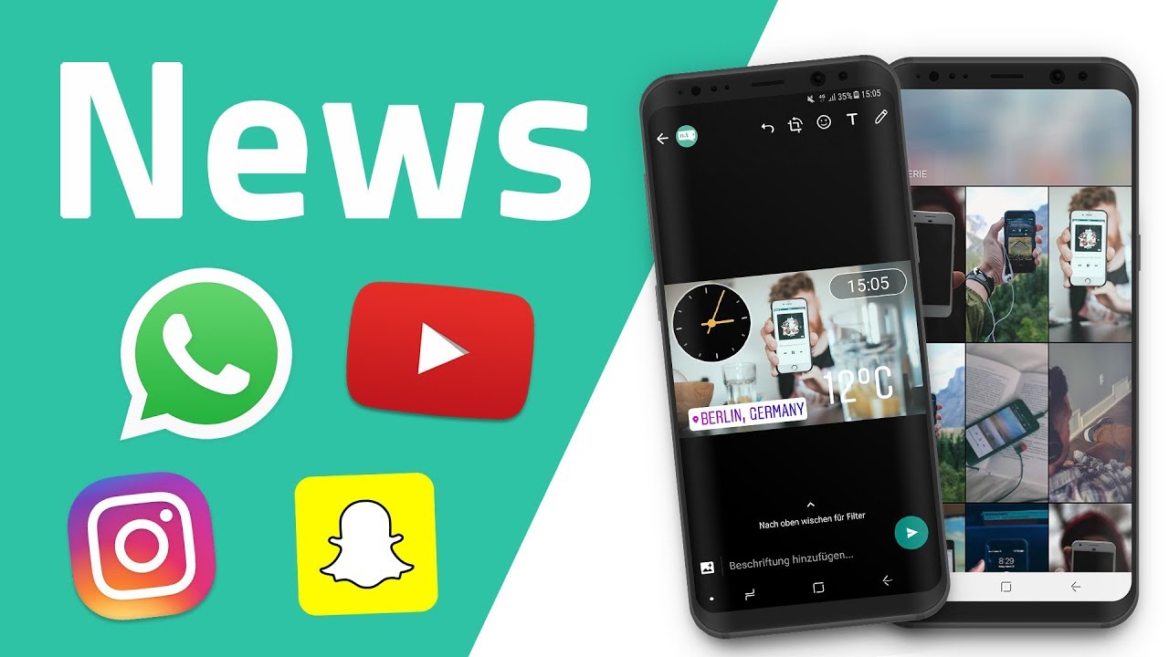 News zu WhatsApp, Harry Potter GO, YouTube, Instagram, Snapchat