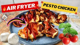 Pesto Chicken in The Air Fryer: Crispy & Flavourful in 15 Minutes!