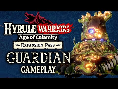 Hyrule Warriors Age of Calamity Expansion Pass : Battle Tested Guardian Gameplay