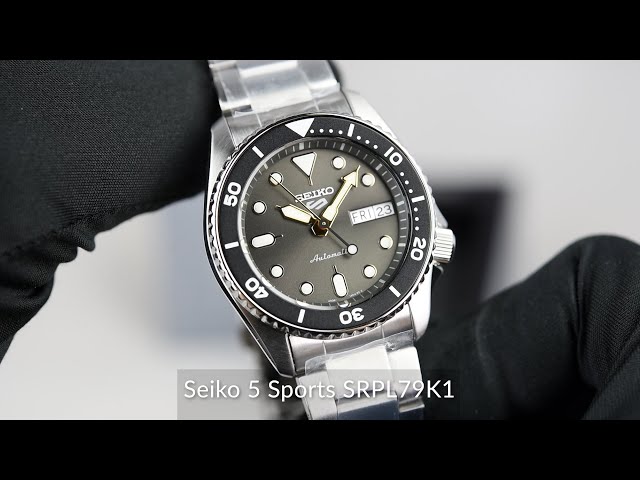 ساعة سيكو 5 سبورت أوتوماتيكية رجالية - SRPL79K1.B