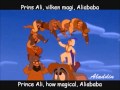Aladdin Prince Ali Swedish