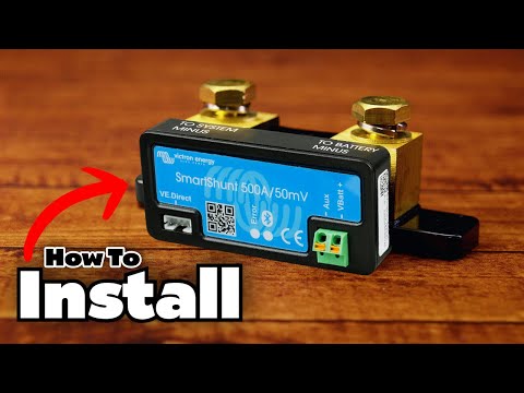 How To Install Victron Smart Battery Shunt Easy Simple
