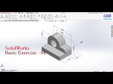 SolidWorks Basic Exercise 04 !New!