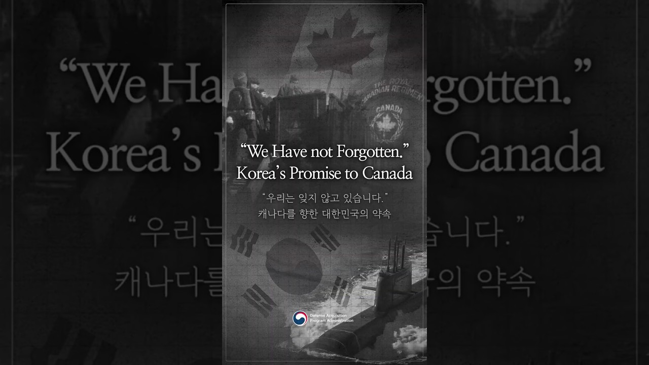 "We Have not Forgotten." I Korea's Promise to Canada. 숏폼 썸네일