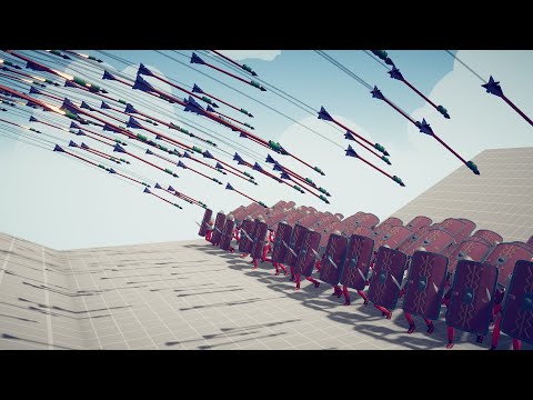 🔥 ROMANS TESTUDO vs EVERY RANGED UNITS  - Totally Accurate Battle Simulator 🔥