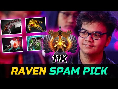 RAVEN SPAMMING THIS HERO - 11KMMR PICK IN RANK DOTA 2
