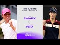 Iga Swiatek vs. Bernarda Pera | 2024 Rome Round 2 | WTA Match Highlights