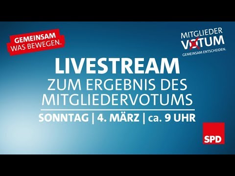 Pressekonferenz zum Ergebnis des SPD-Mitgliedervotums