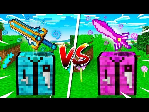 Boy vs Girl $1,000,000 Minecraft Sword Challenge