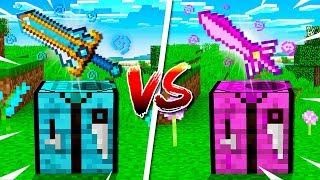 Boy vs Girl $1,000,000 Minecraft Sword Challenge