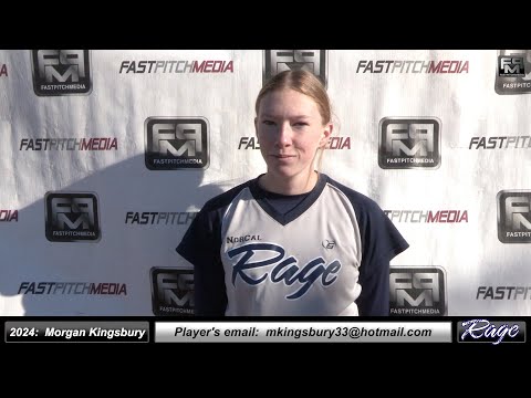 2024 Morgan Kingsbury Pitcher and Outfielder Softball Skills Video - NorCal Rage
