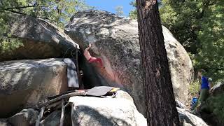 Video thumbnail of Poon Star, V9. Black Mountain